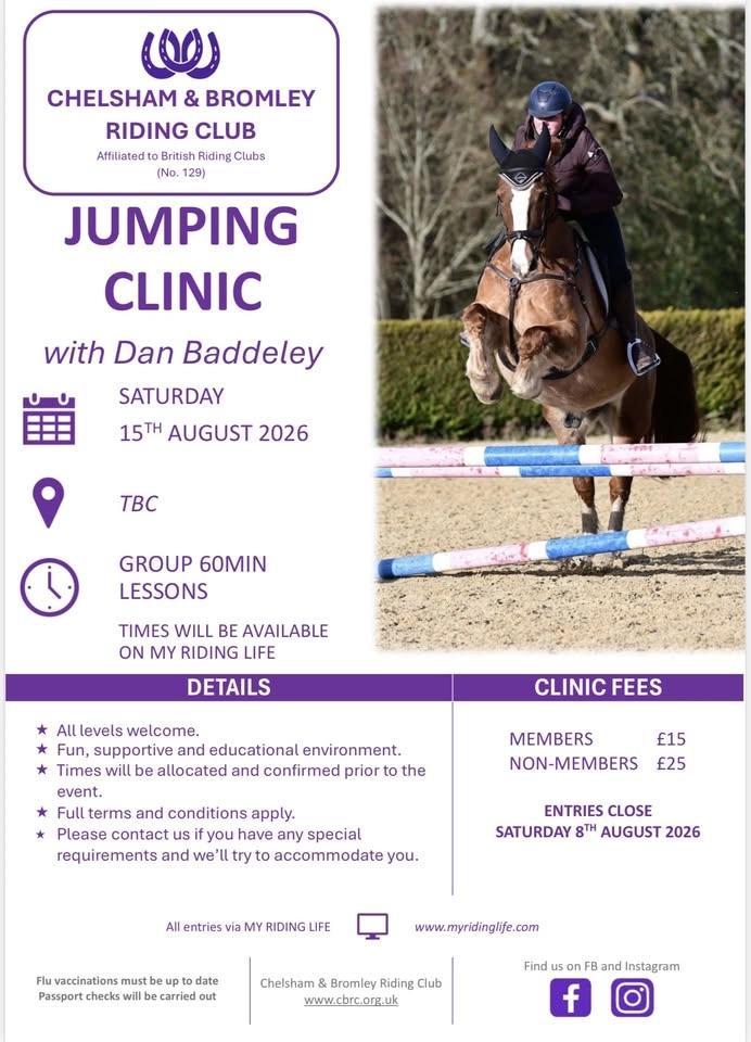 Jumping clinic with Daniel Baddeley