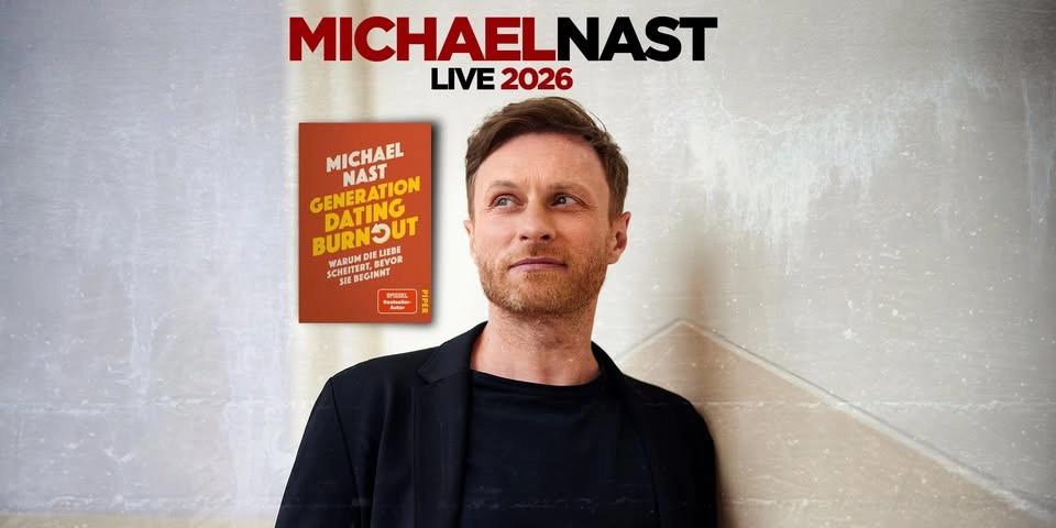 Michael Nast live in Hamburg | "Generation Dating Burnout"-Lesetour