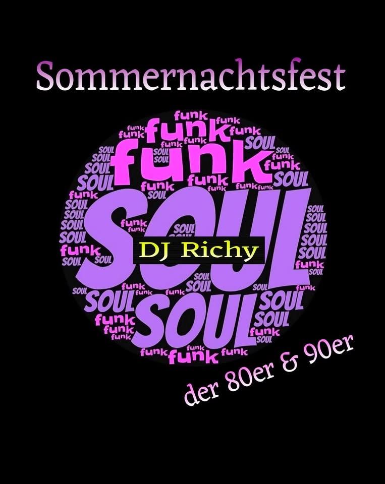 Sommernachtsfest mit Soul and Funk der 80er & 90er Jahre
