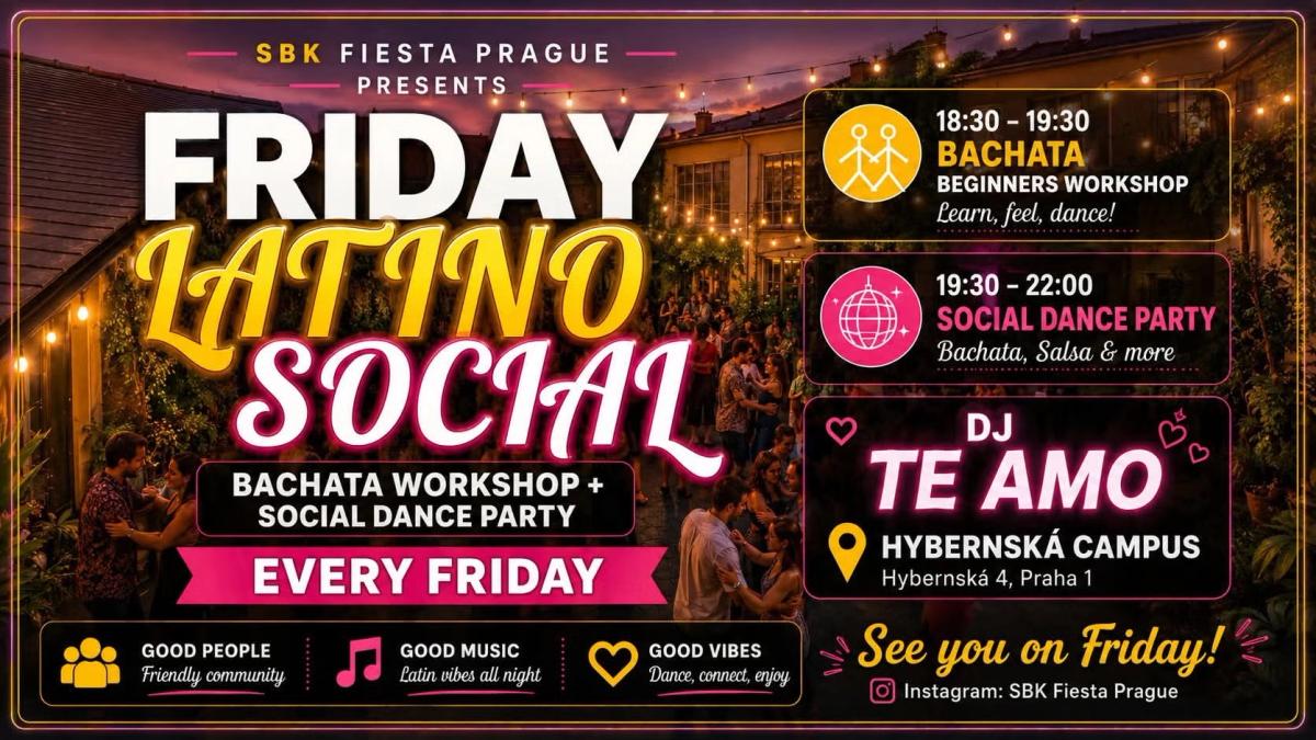 Bachata Fridays in Hybernská