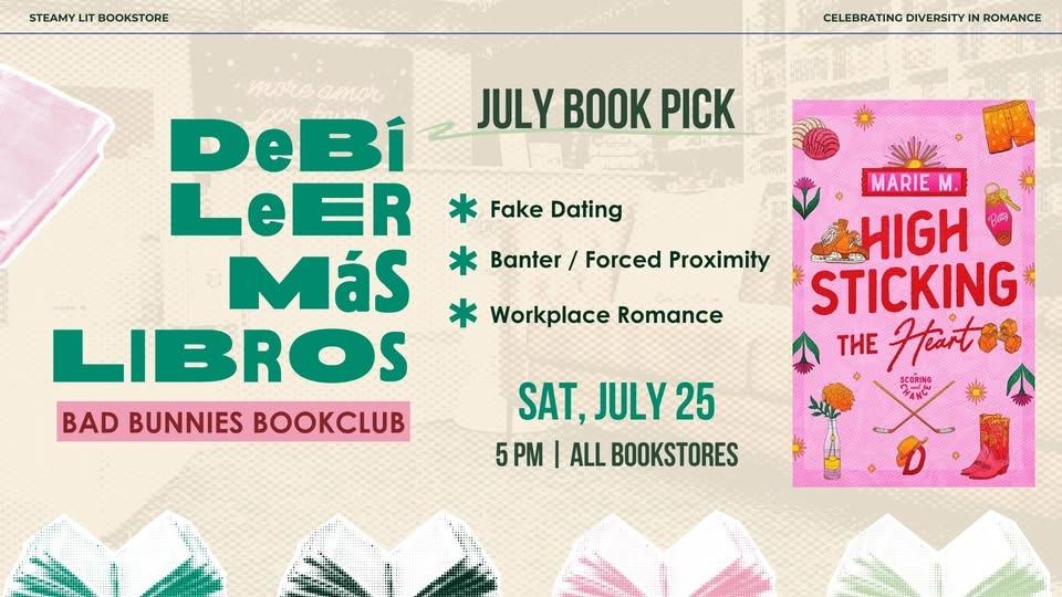 Miami - DLML (Bad Bunnies unofficial bookclub) - High Sticking The Heart by Marie Maravilla