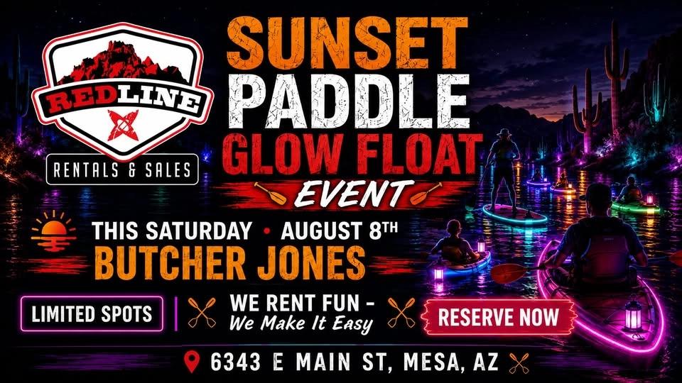 Sunset Paddle Glowing Party