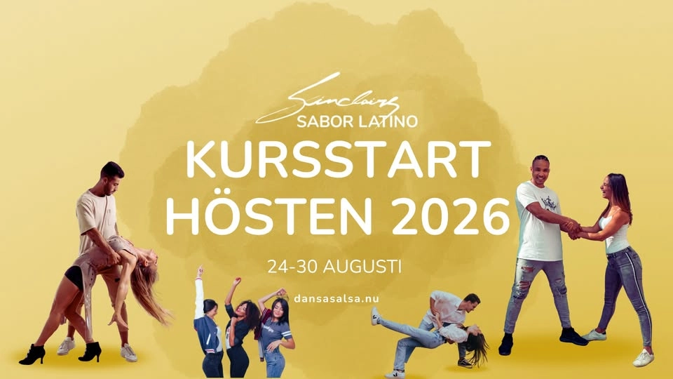 Kursstart hösten 2026 pÄ Sinclairs Sabor Latino!