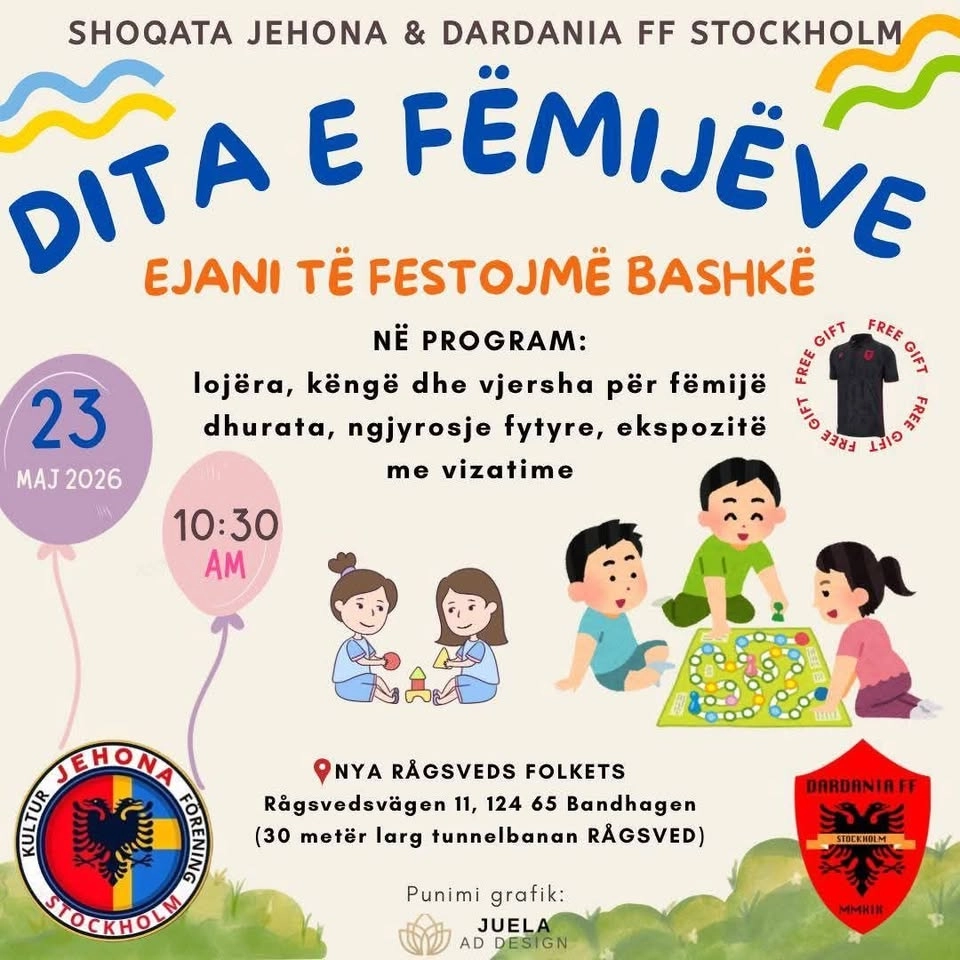 DITA E FËMIJËVE, EJANI TË FESTOJMË SË BASHKU ME 23 MAJ