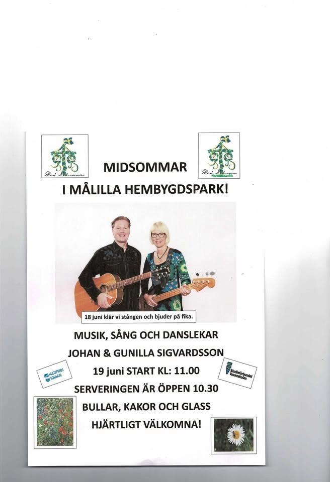 Midsommarfirande 18juni då majar vi stången kl 17.00. Midsommardansen startar kl: 11.00