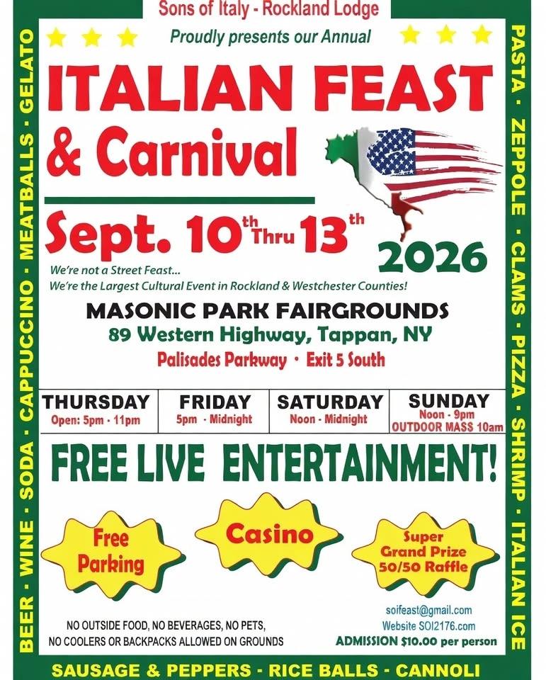Italian Feast & Carnival 2026