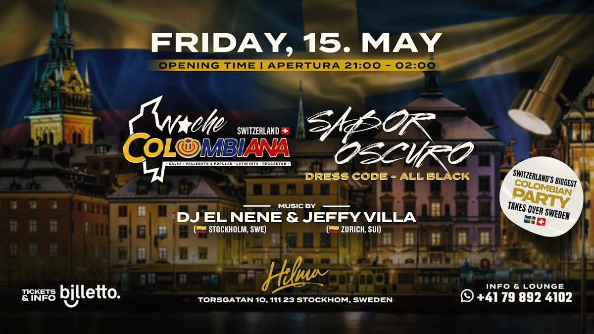 NOCHE COLOMBIANA SWE (Sabor Oscuro - Black Edition)