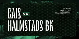 Träningsmatch Herr: GAIS - Halmstads BK