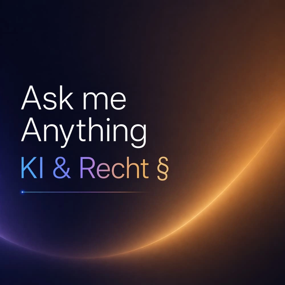 Netzwerken für Selbstständige "Ask me Anything: KI & Recht"