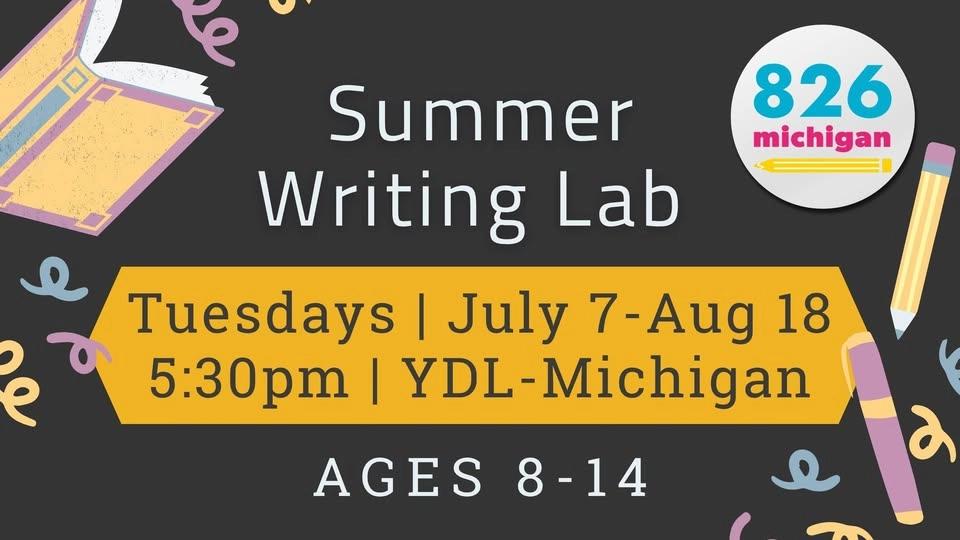 Summer Writing Lab (Ages 8-14)