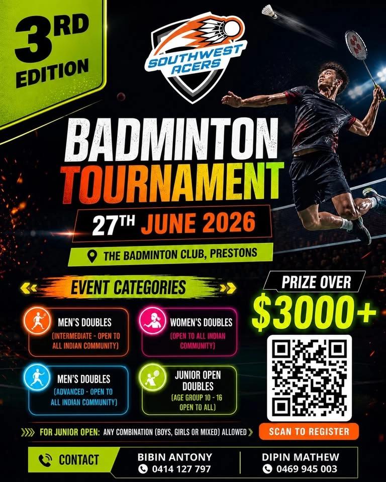 SWA Badminton Cup 2026