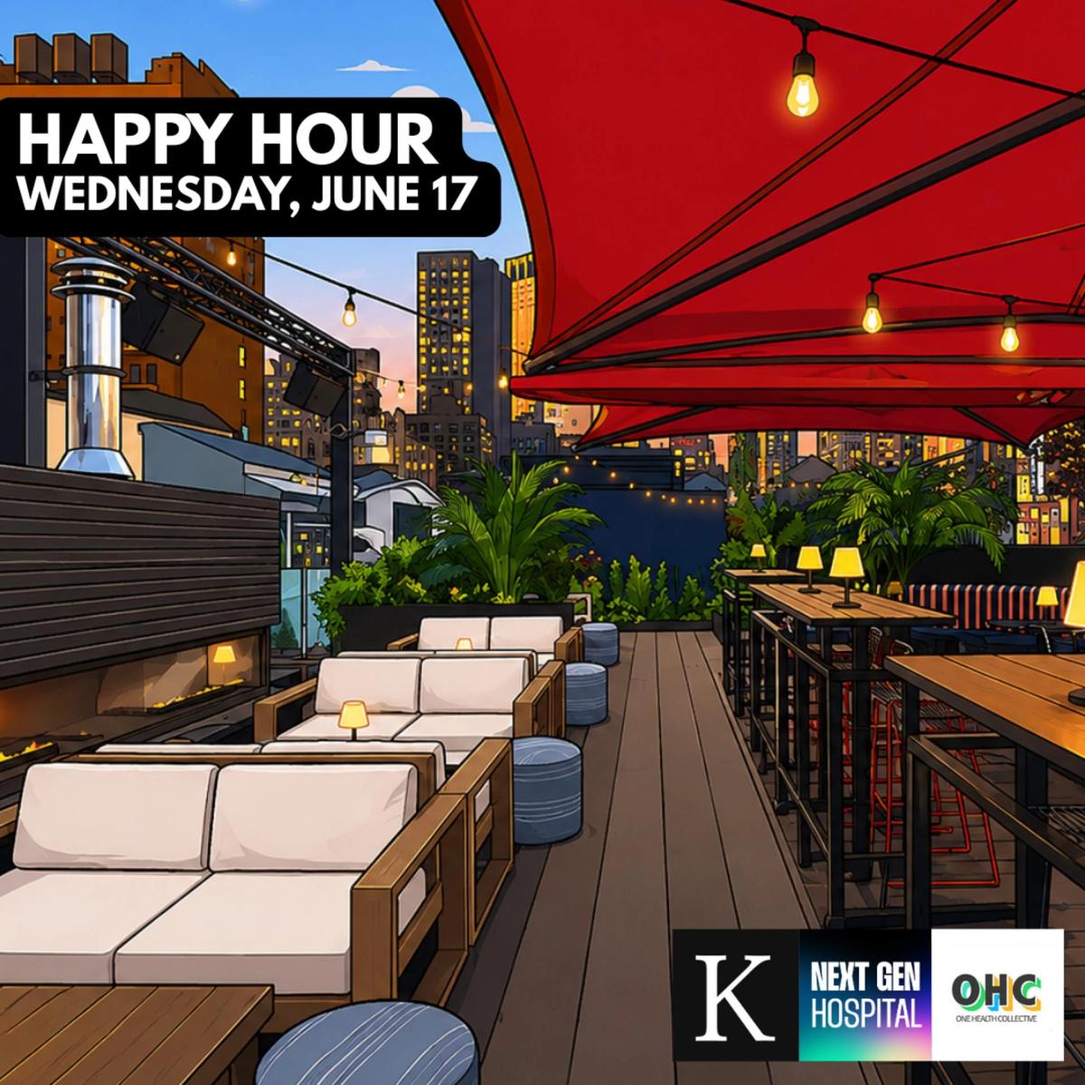 Next Gen Hospital x OHC x Kaizen Rooftop Happy Hour
