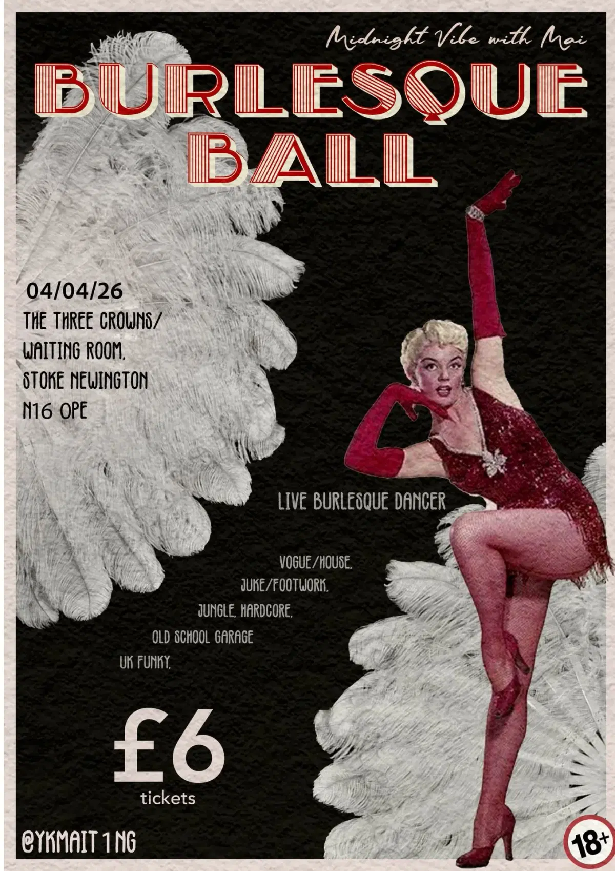 Midnight vibe with Mai - Burlesque Ball