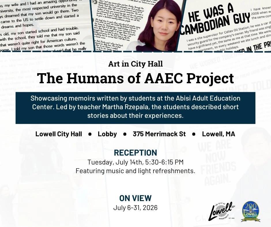 Humans of AAEC - Abisi Adult Ed student memoirs exhibit
