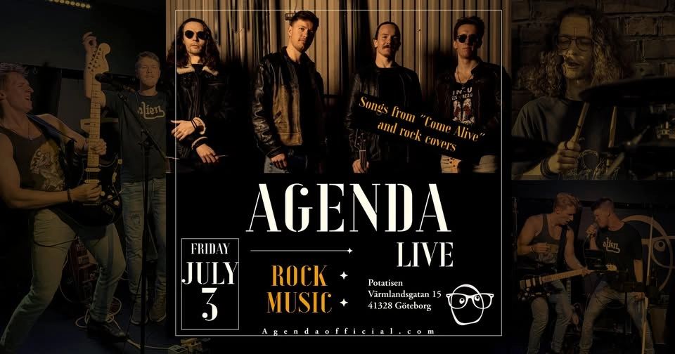 Agenda - live på Potatisen - Göteborg