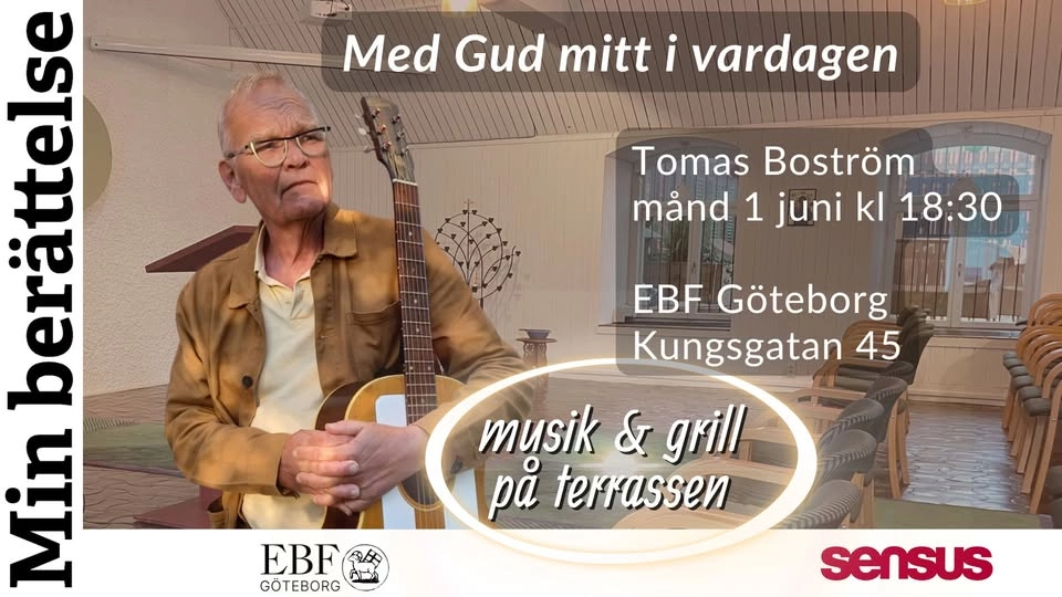 Min Berättelse: Tomas Boström (med musik & grill på terrassen)