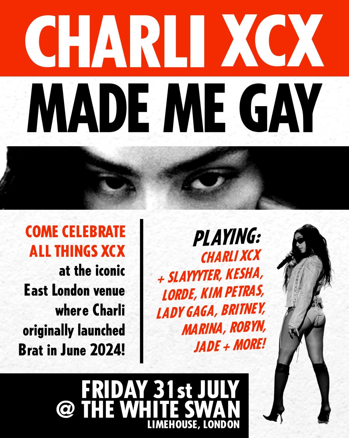 CHARLI XCX MADE ME GAY (London)