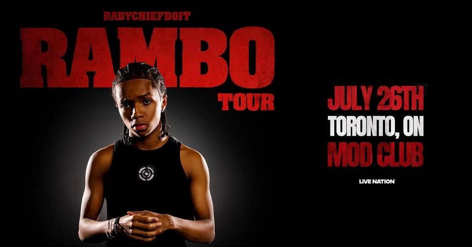 BABYCHIEFDOIT PRESENTS: THE RAMBO TOUR RISE AGAINST MY BROKEN ODDS