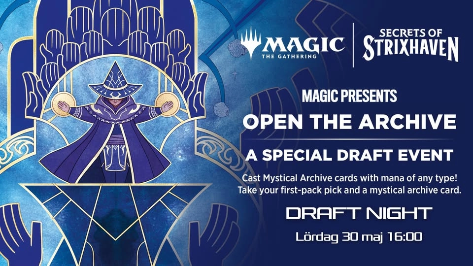 Draft Night - Secrets of Strixhaven: "Open the Archive"
