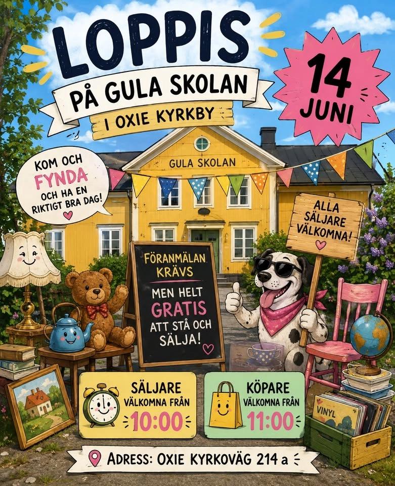 Loppis i Oxie Kyrkby