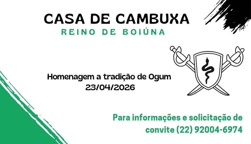Homenagem a Tradição de Ogum