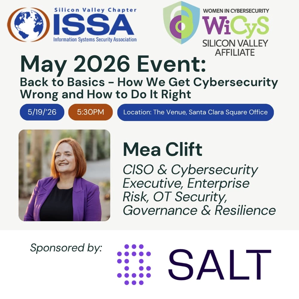 May 2026 Event: Back to Basics - How We Get Cybersecurity Wrong and How to Do It Right