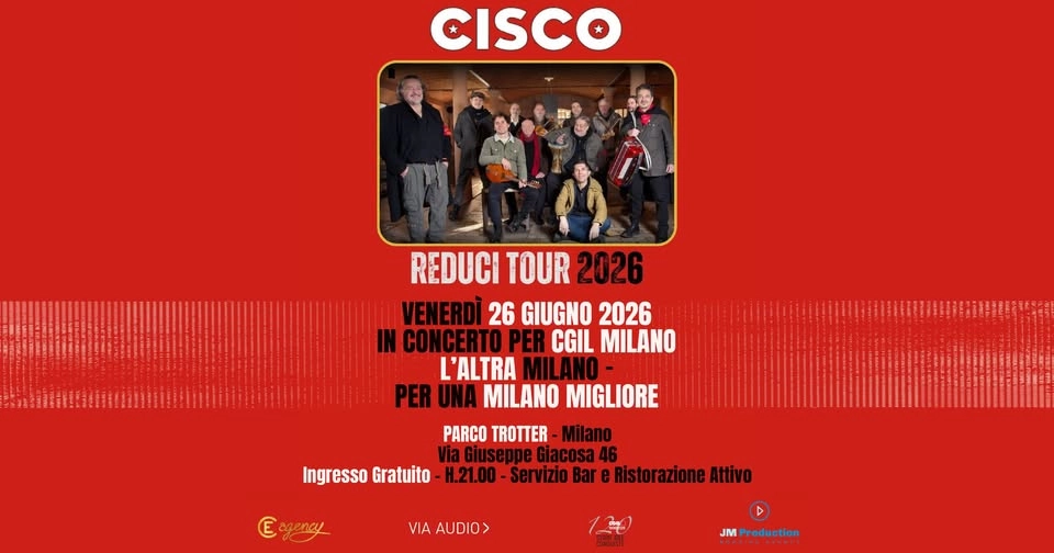 Cisco in concerto (Reduci Tour) | Parco Trotter x CGIL Milano