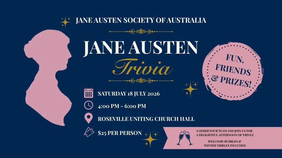Jane Austen Trivia Event