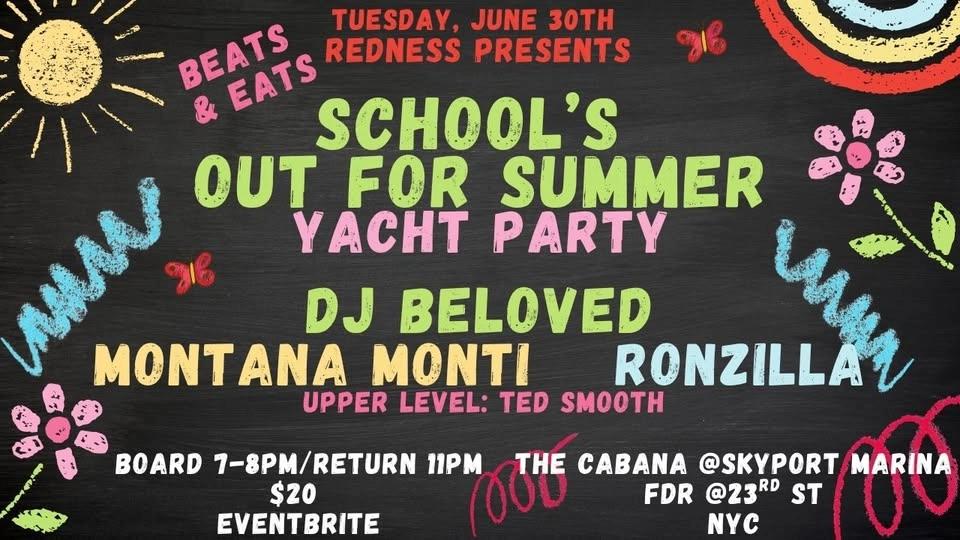 Beats & Eats: School's Out for Summer w/DJs Beloved, Montana, Ronzilla