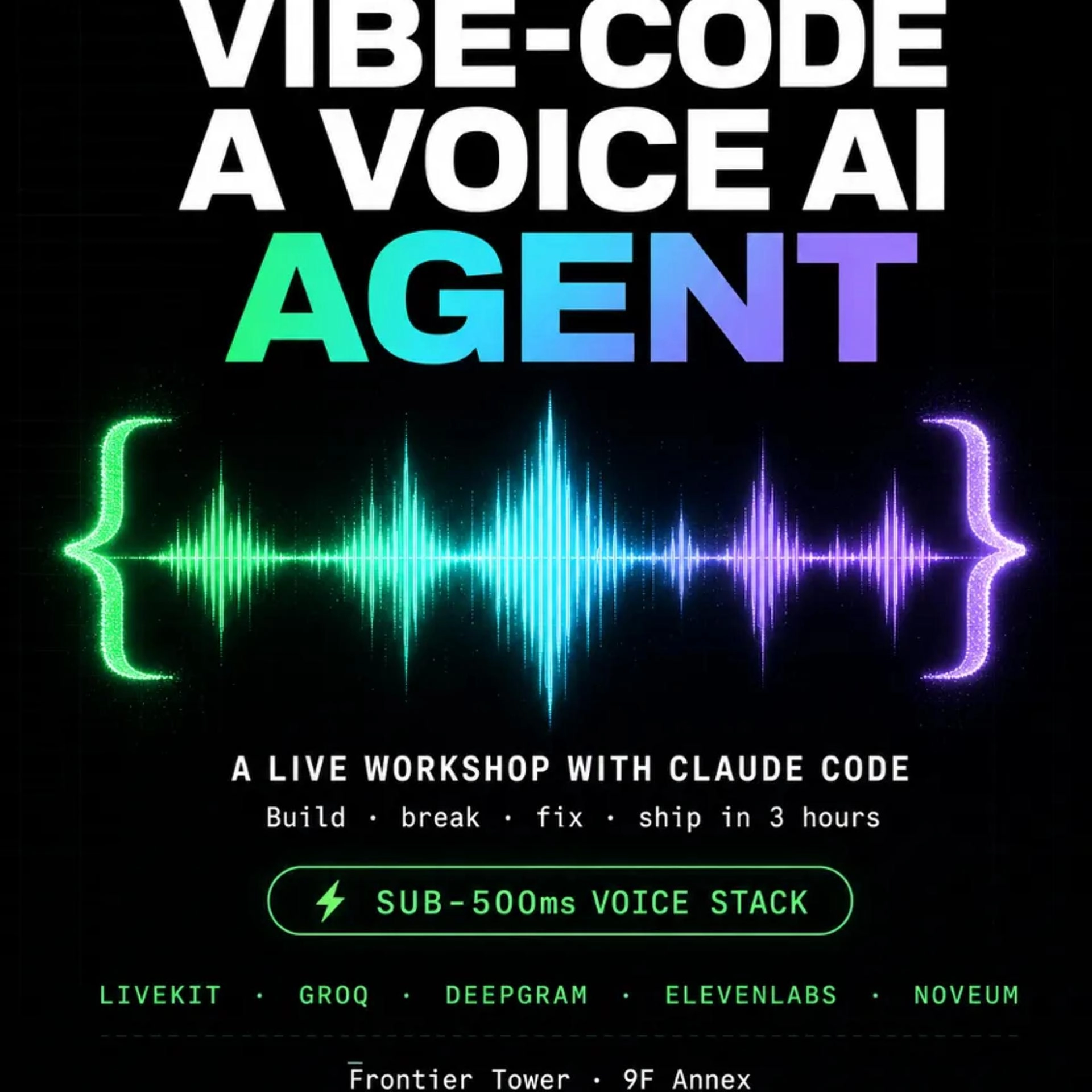 Vibe-Code a Voice AI Agent in 3 Hours — Live Workshop with Claude Code - Open Registration