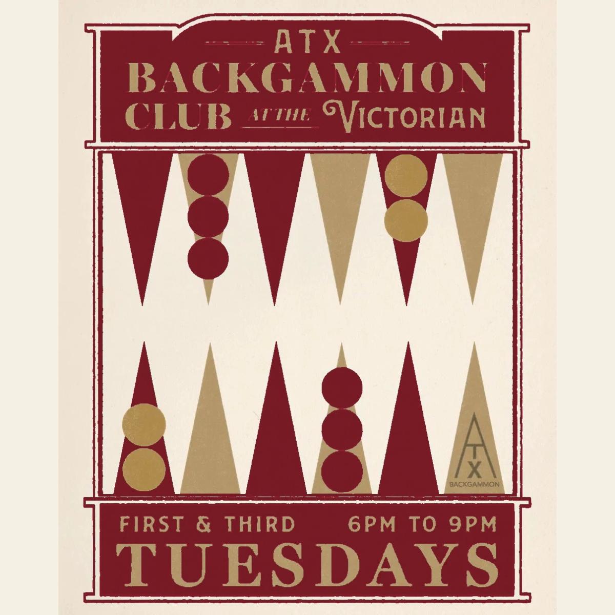ATX Backgammon Club: Upstairs at The Victorian