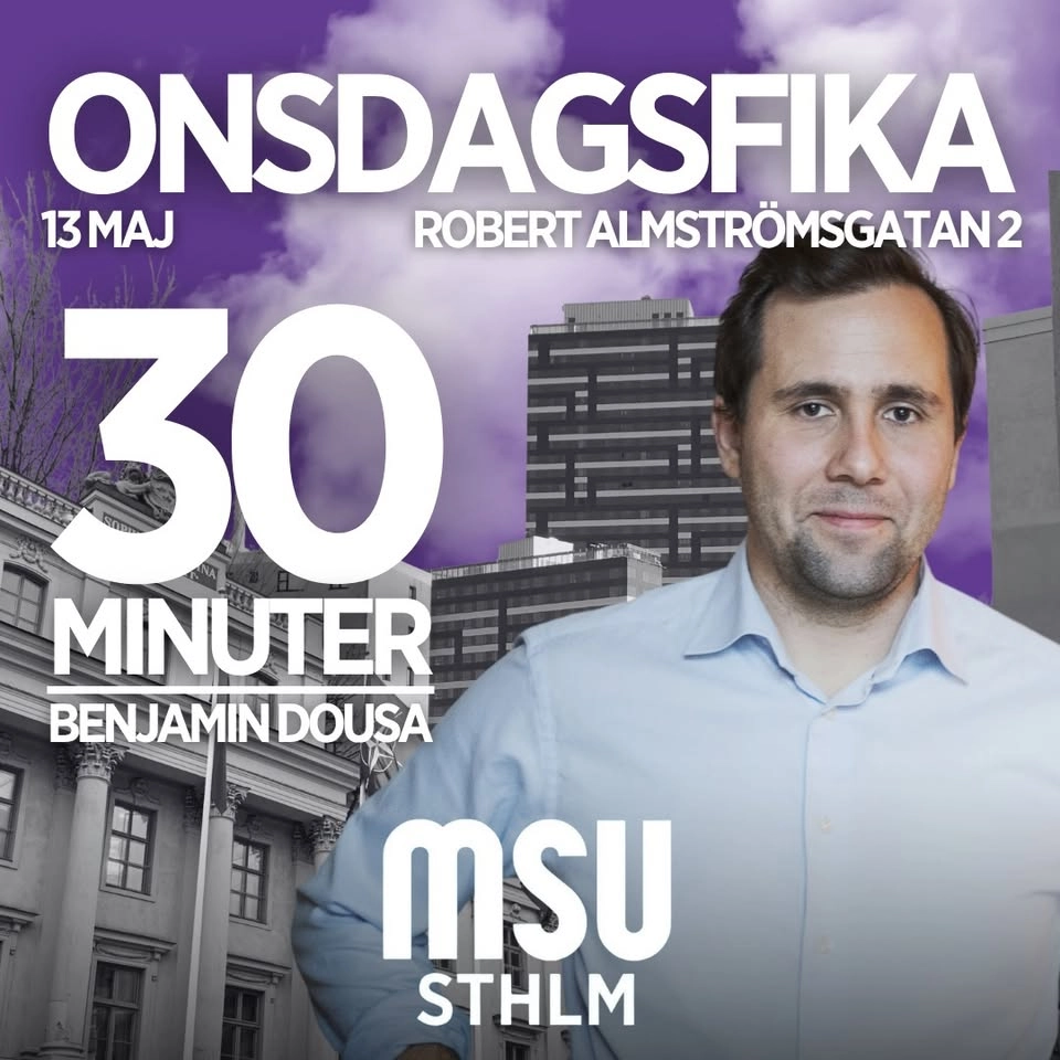 Onsdagsfika med Benjamin Dousa