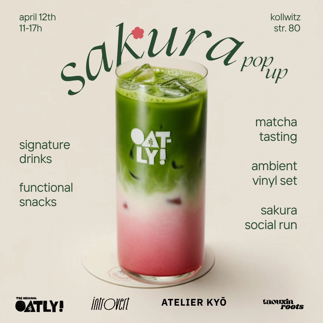 Oatly Sakura Pop Up