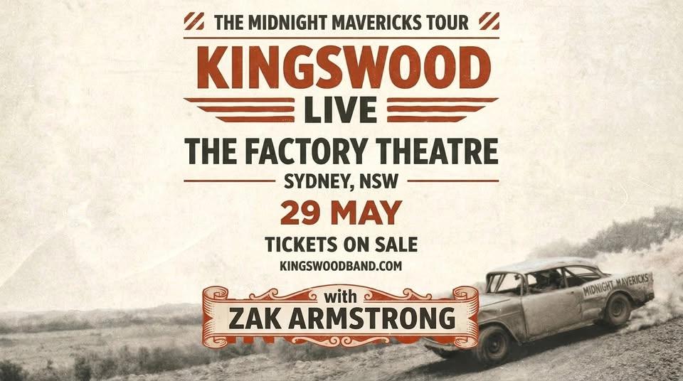 Kingswood LIVE in SYDNEY | Midnight Mavericks Tour 2026