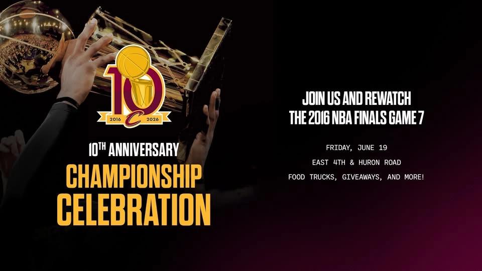 Cavs 2016 Championship 10-Year Anniversary Celebration & Block Party