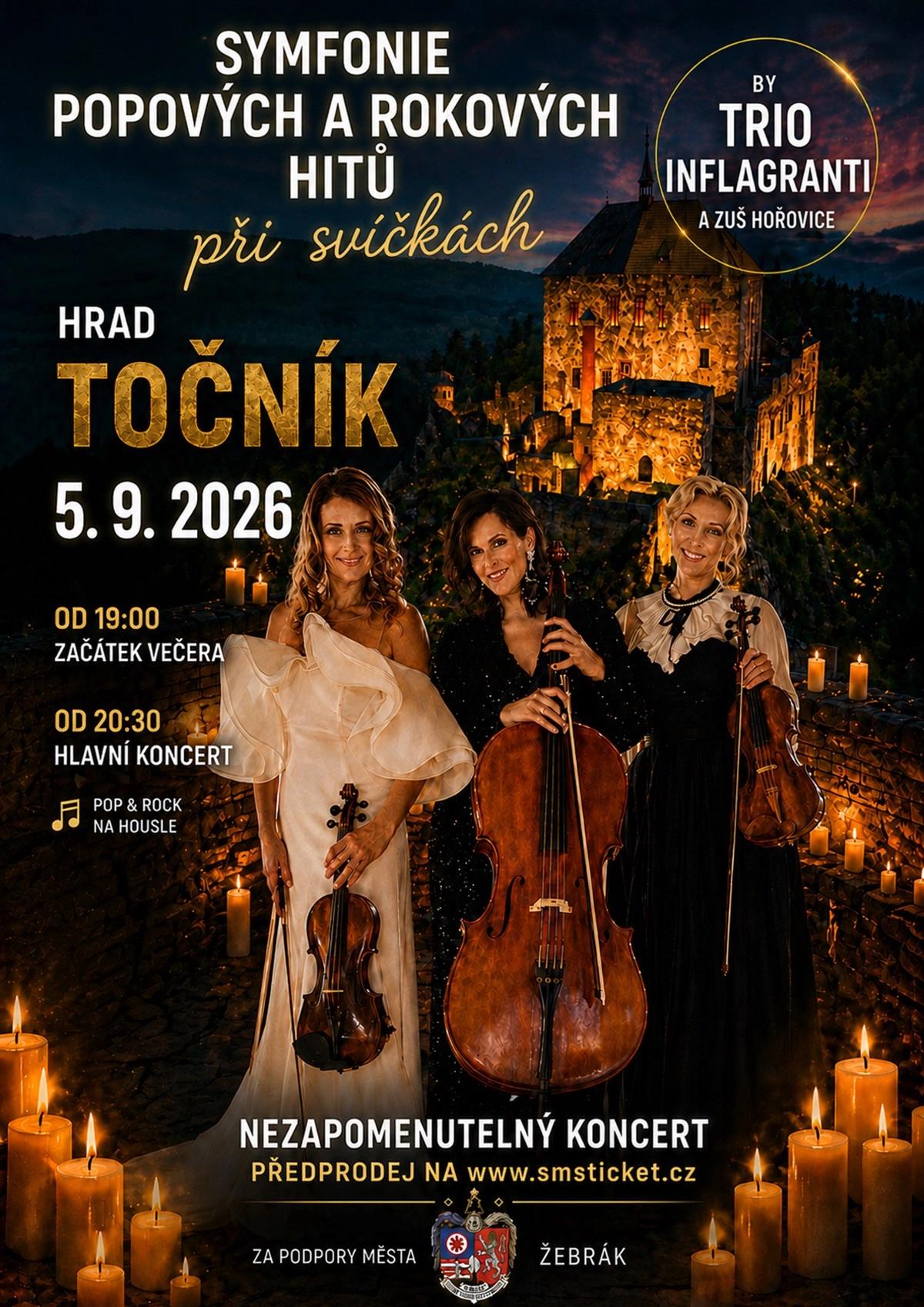 Symfonie popových a rockových hitů při svíčkách