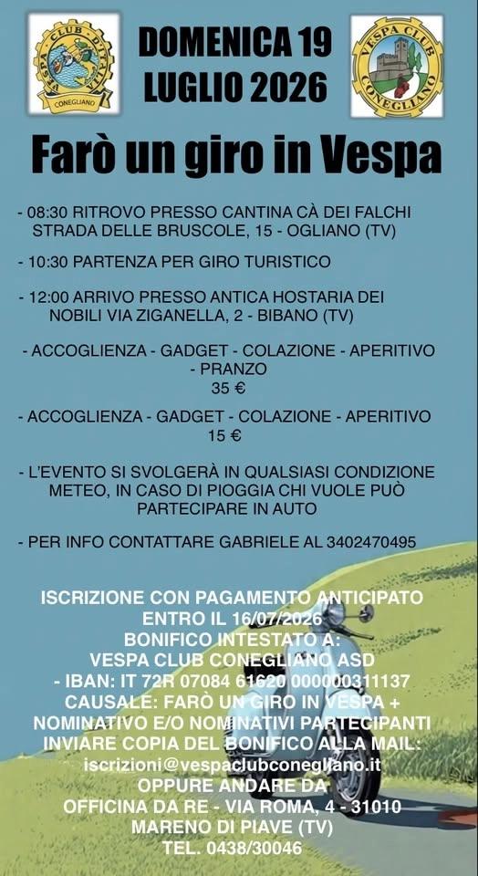 Farò un giro in Vespa