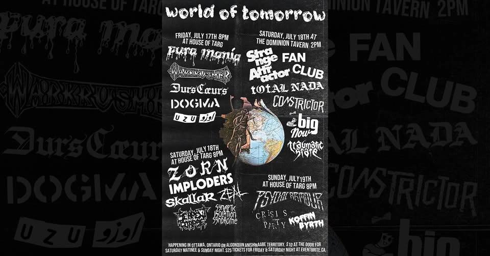 WORLD OF TOMORROW Nite 3 - Psychic Armour + Crisis Party + Koffin Byrth