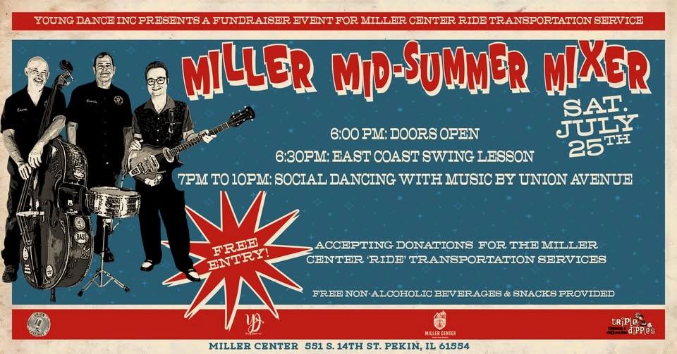 Miller Mid-Summer Mixer Fundraiser with Union Avenue