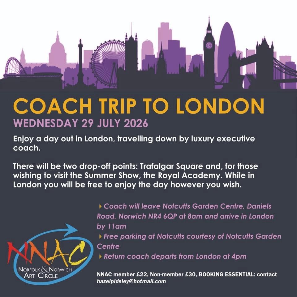 Coach Trip to London with Norfolk and Norwich Art Circle