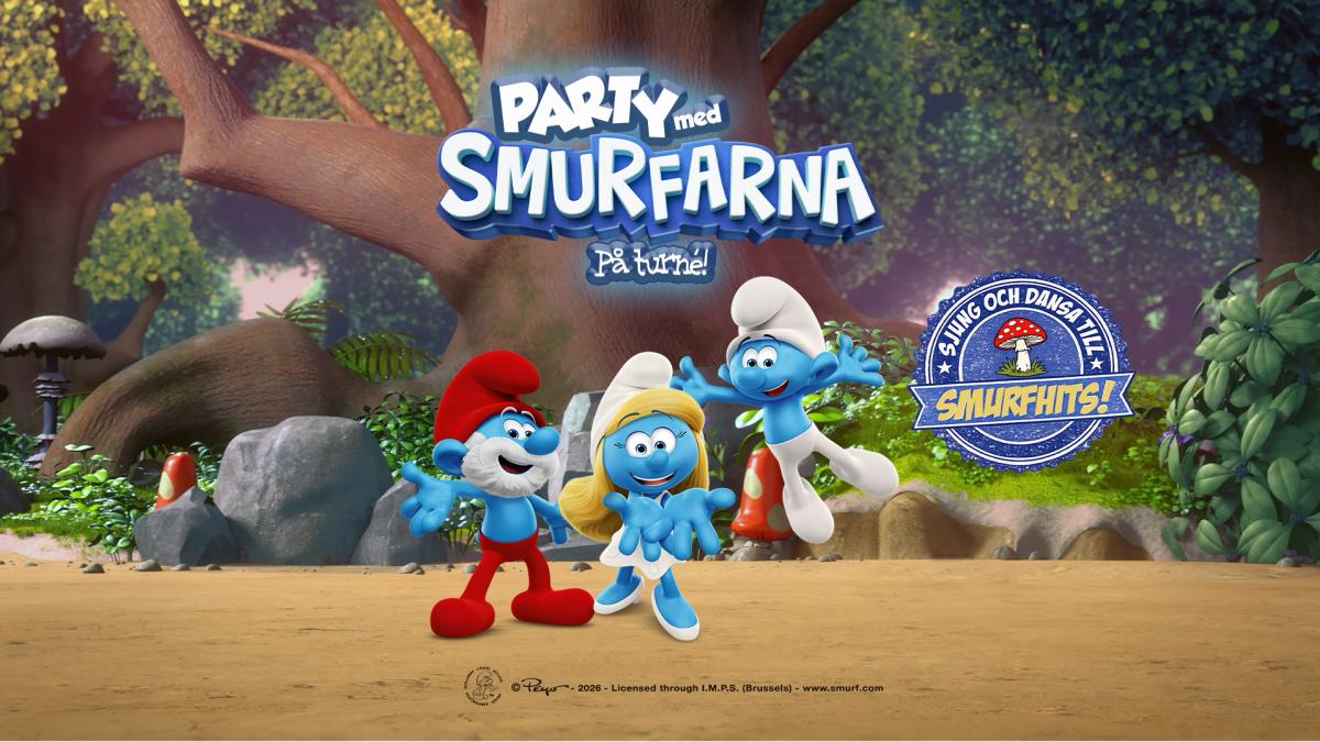 Party med Smurfarna