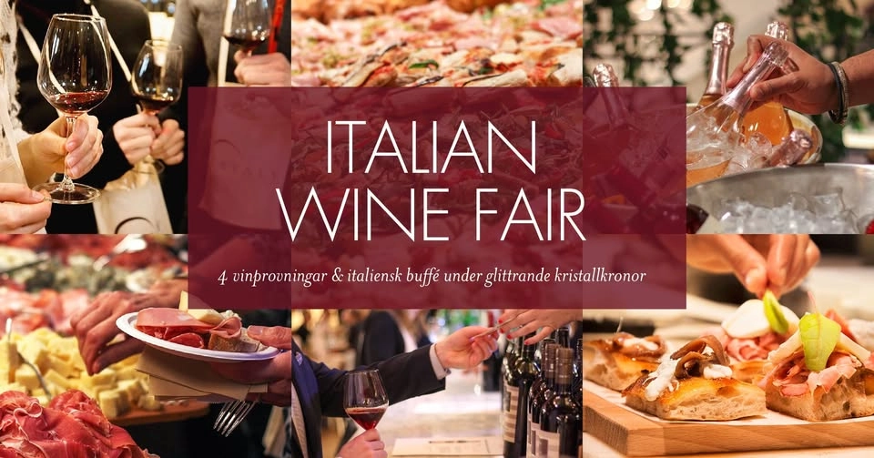 Italiensk vinprovning med obegränsad buffé 🍷✨🇮🇹🍝