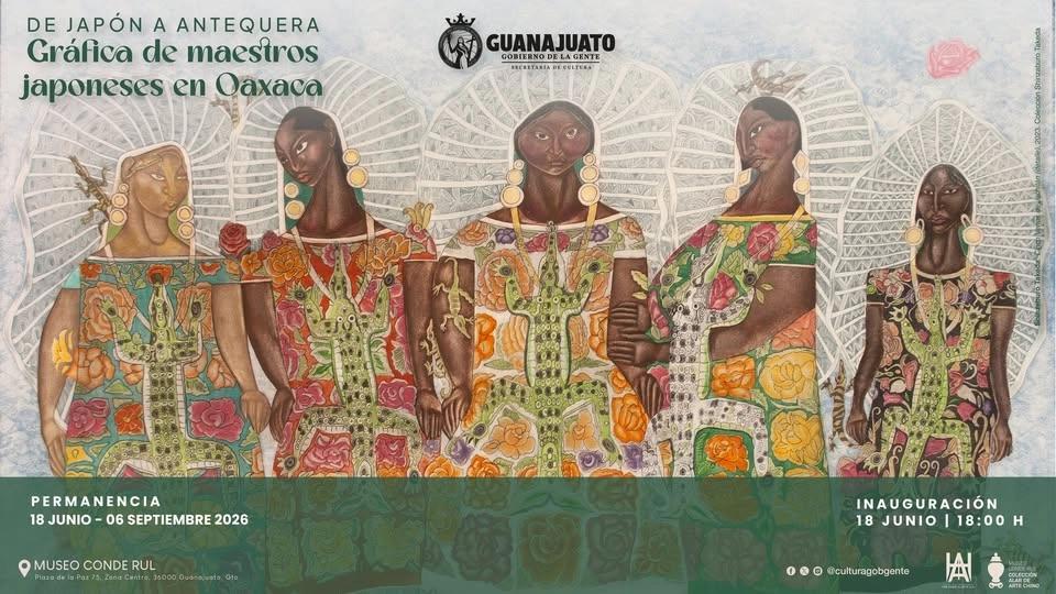Exposición: De Japón a Antequera. Gráfica de Maestros Japoneses en Oaxaca 🎨⛩️🌳 | Museo Conde Rul
