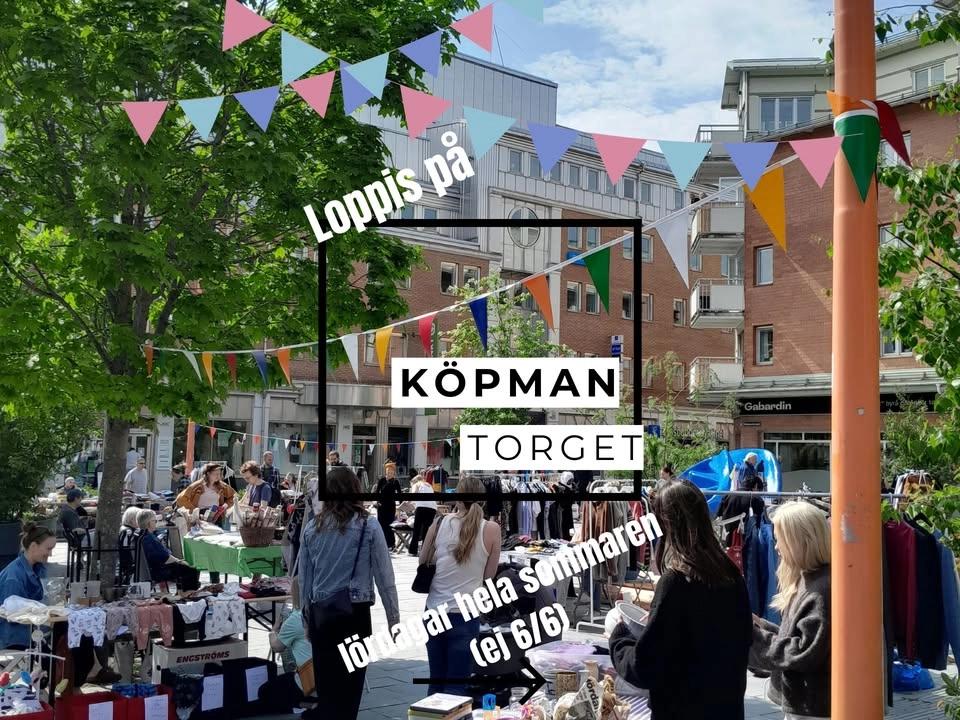 Loppis på Köpmantorget