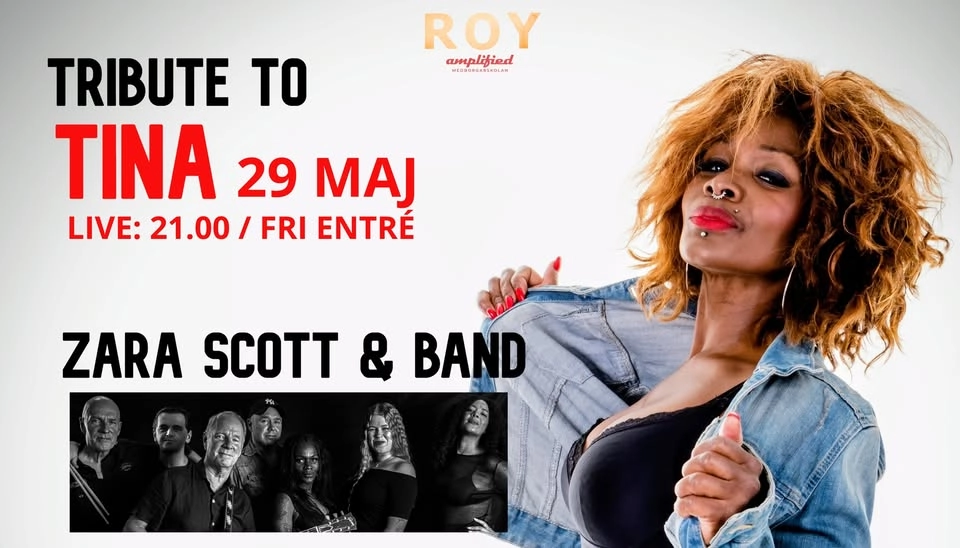 Tribute to Tina by Zara Scott & Band - Fribiljetter via billetto