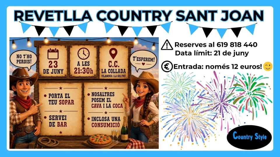 Revetlla Country de Sant Joan !!!