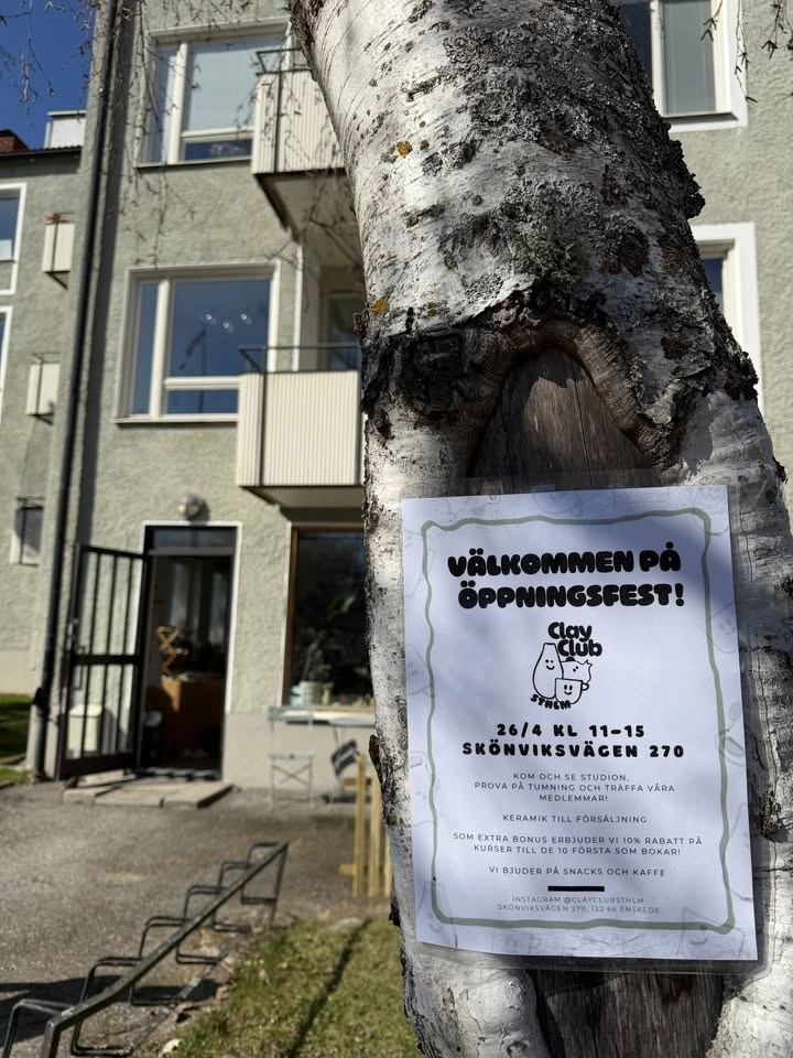 Öppningsfest Clay Club Sthlm ☀️