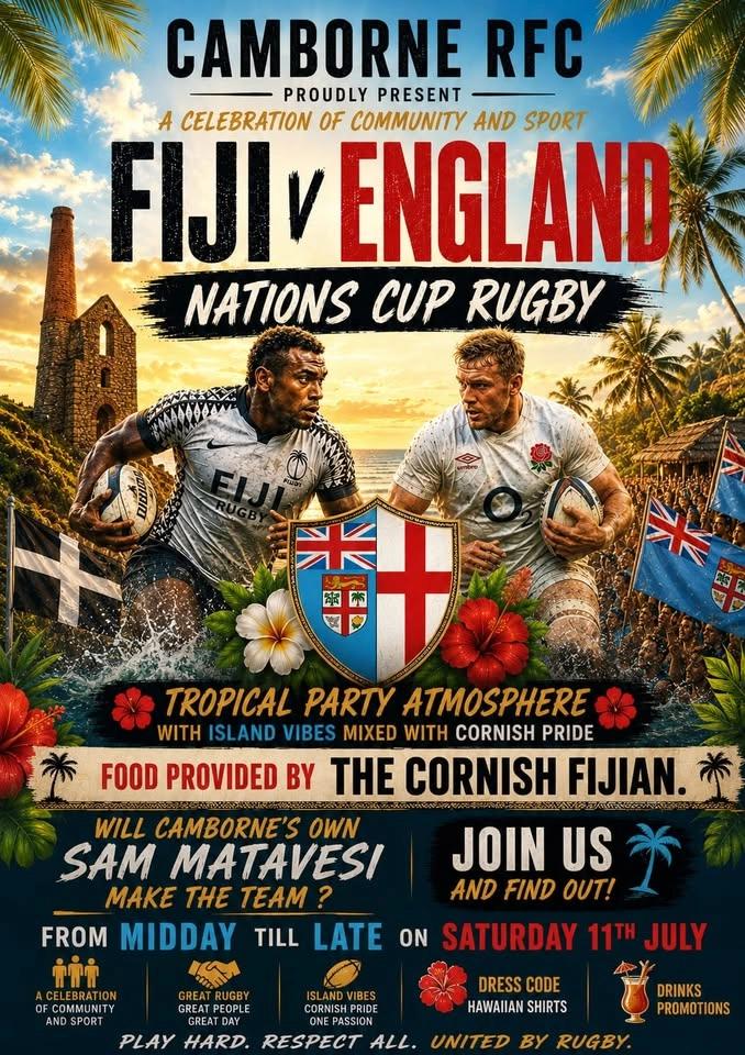 🏉 Fiji v England • ⚽️ England v Norway Watch Party