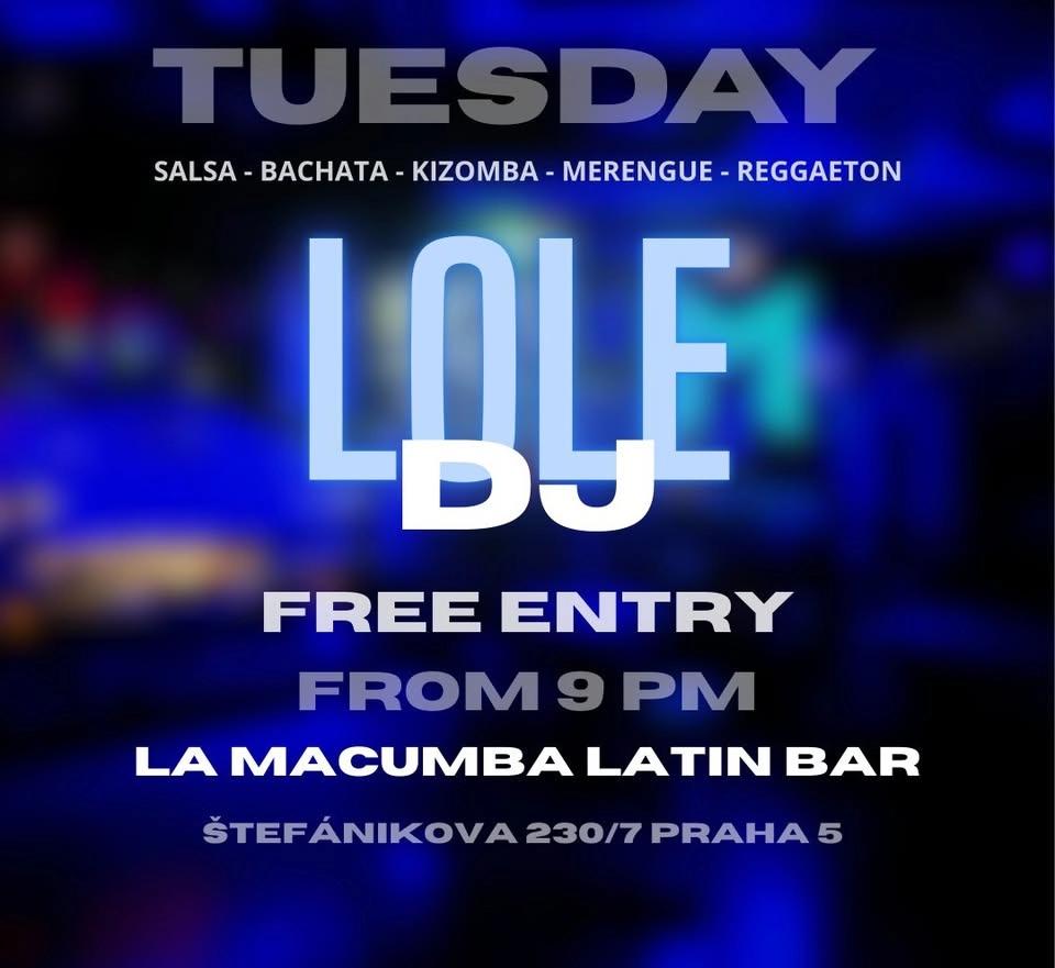 Tuesday Latin night | Free entry | DJ Lole 🔥