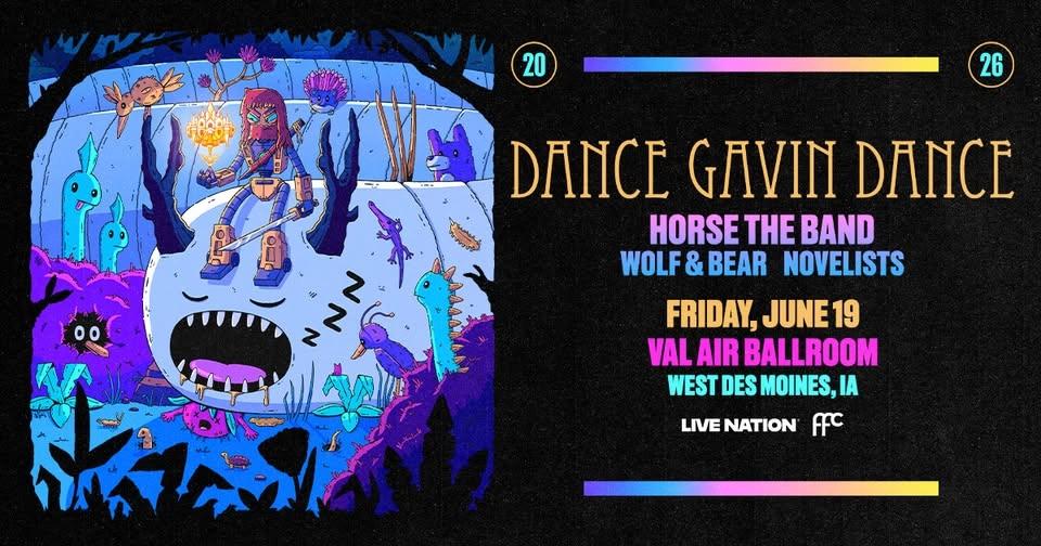 Dance Gavin Dance with Special Guests at Val Air Ballroom